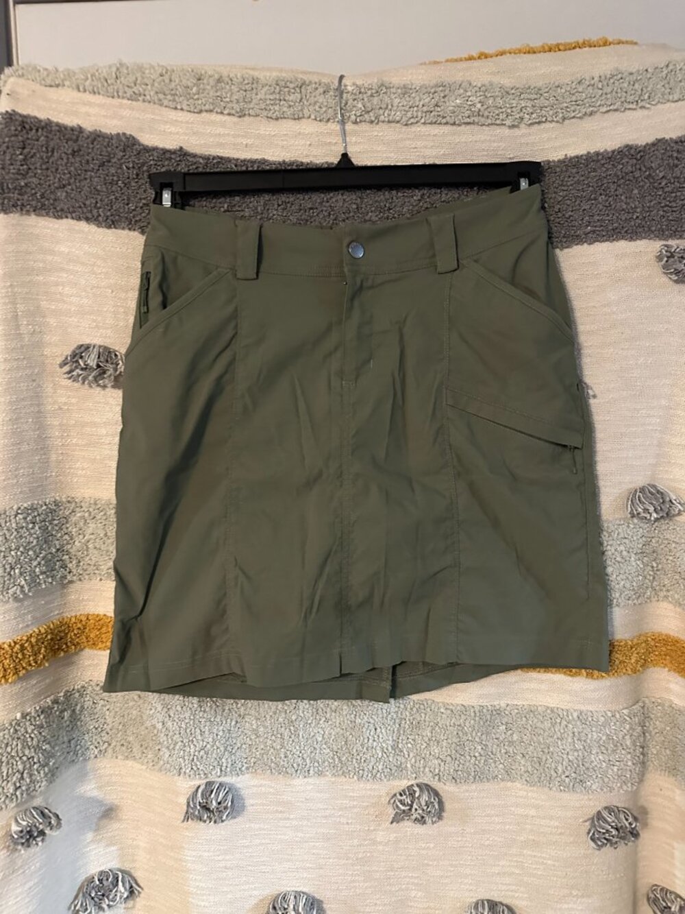 Duluth Trading Co Dry on the Go Skort - Green - Size 10 - Picture 2 of 6